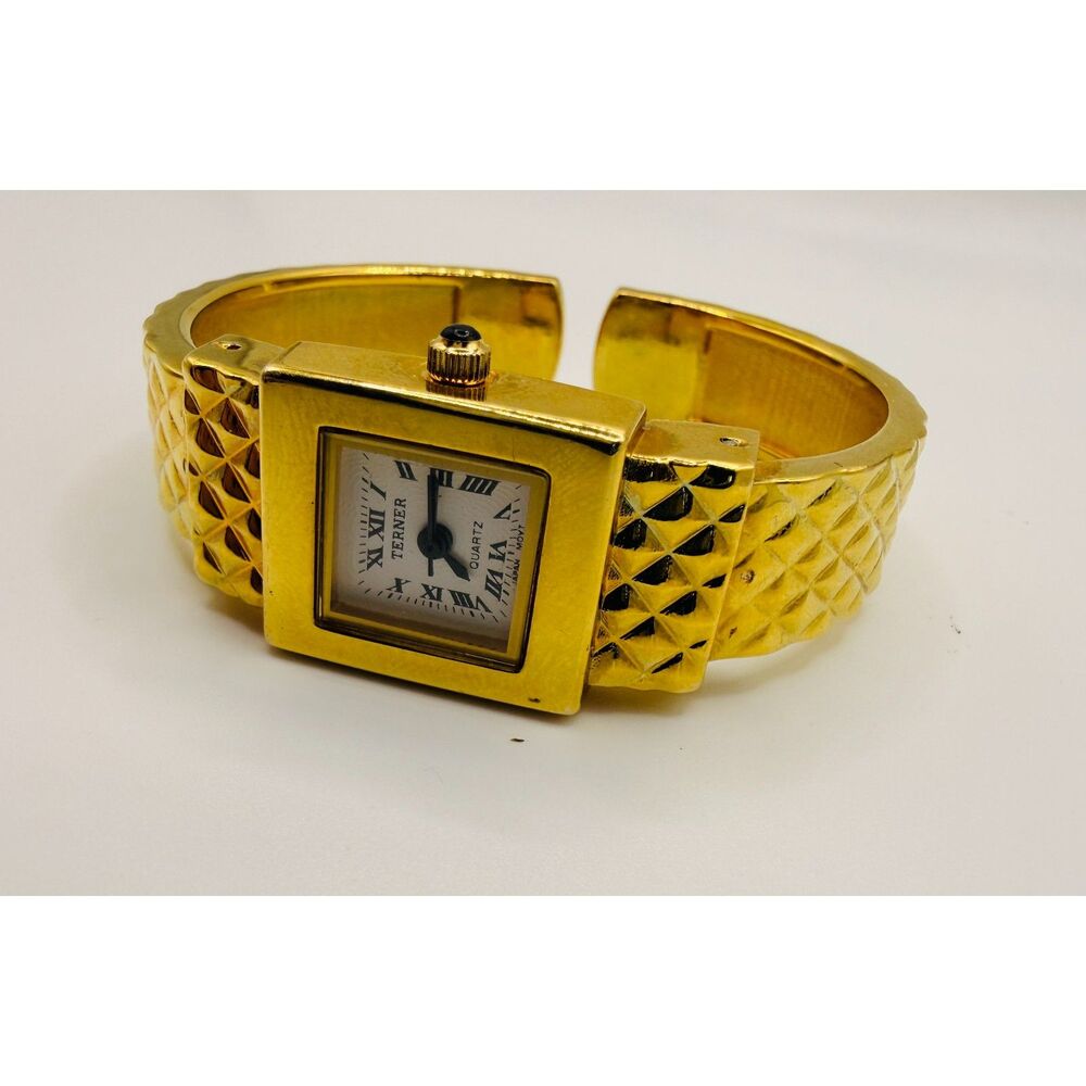 Ternier Gold Cuff Watch